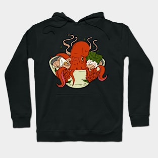 I Love Ramen Octopus Hoodie